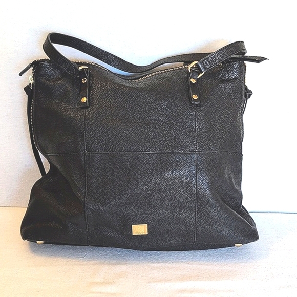 Kooba Handbags - Kooba Womens Shoulder Bag Purse Black Leather Casual Office Travel Organize